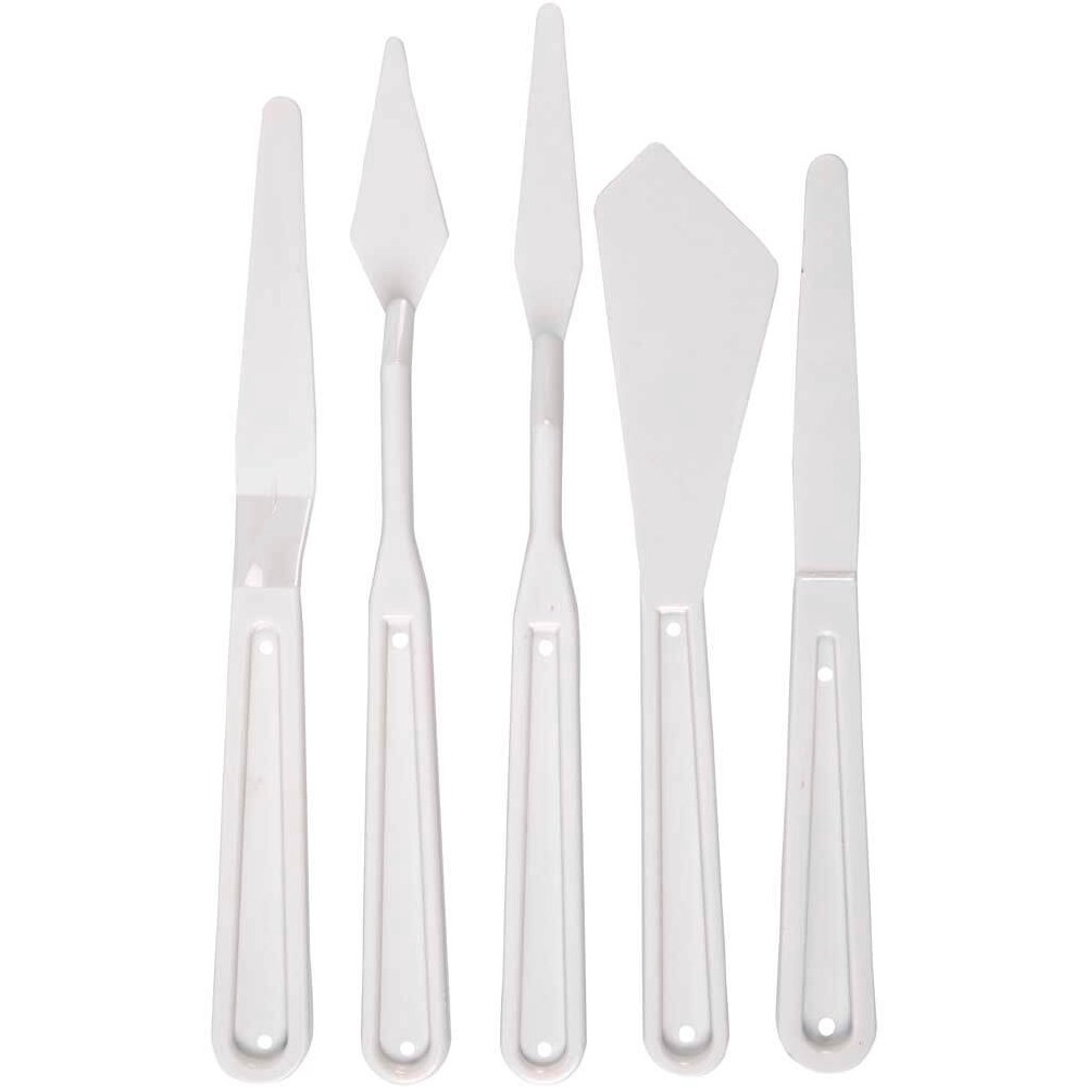Plastic Palette Knife Set of 5 K&M Evans Trading Ltd.